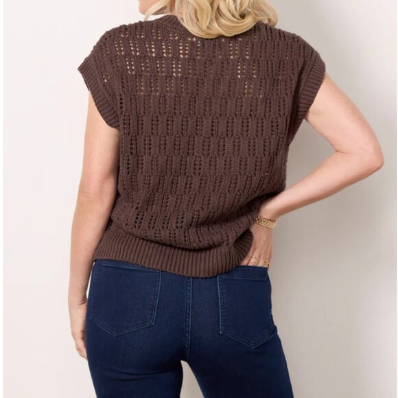Evereve Sweaters - Evereve Sima Pullover Chocolate Brown